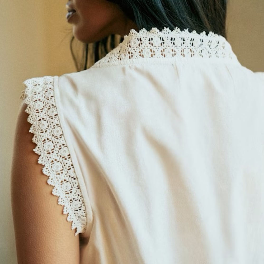 Sezane Loanne Blouse 40/8 - Picture 3 of 8
